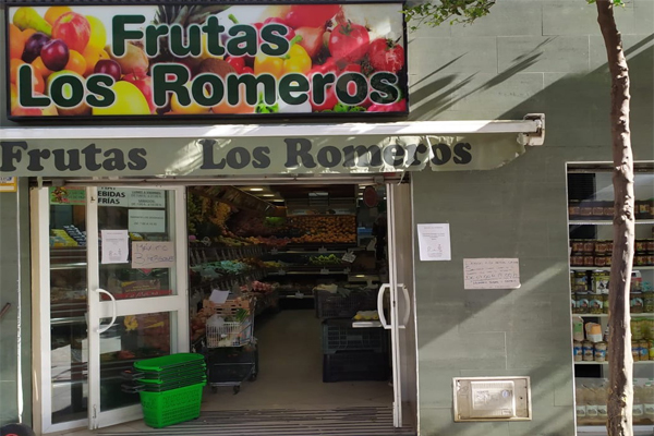 Frutas Los Romeros ubicación Malagueta